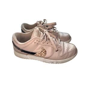 Nike Dunk Low SE Fossil Sone Animal Print Sz 8